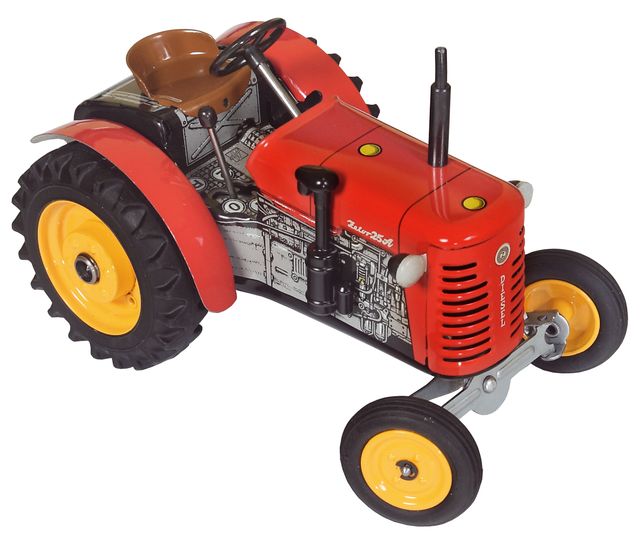ぜんまい駆動 トラクター模型 ZETOR 25A ZETOR 25A tractor, Tracteur